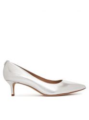 LAUREN RALPH LAUREN Szpilki 802978834001 Srebrny. Szare szpilki damskie Lauren Ralph Lauren, bez wzorów, ze skóry, bez obcasa, bez zapięcia. Za 409.99 zł.
