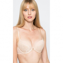 Gossard - Biustonosz. Szare biustonosze Gossard, z haftami, z elastanu. W wyprzedaży za 129.90 zł.