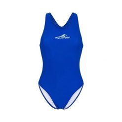 Strój kąpielowy damski Aquafeel Aquafeelback. Niebieskie kostiumy jednoczęściowe damskie Aquafeel, m, bez wzorów, sportowe, do pływania. Za 209.09 zł.