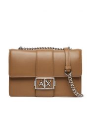 Armani Exchange Torebka XW000070 AF12039 U6186 Brązowy jasny. Brązowe listonoszki damskie Armani Exchange, bez wzorów, ze skóry, bez dodatków. Za 704.99 zł.