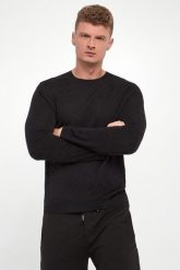 Sweter męski ze wzorem Cahilo JOOP!. Swetry przez głowę męskie JOOP!, l, bez wzorów, bez kołnierzyka. Za 779.00 zł.