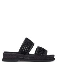 DKNY Espadryle Brucian K2699375 Czarny. Czarne espadryle damskie DKNY, bez wzorów, z materiału, bez obcasa, bez zapięcia. Za 579.99 zł.