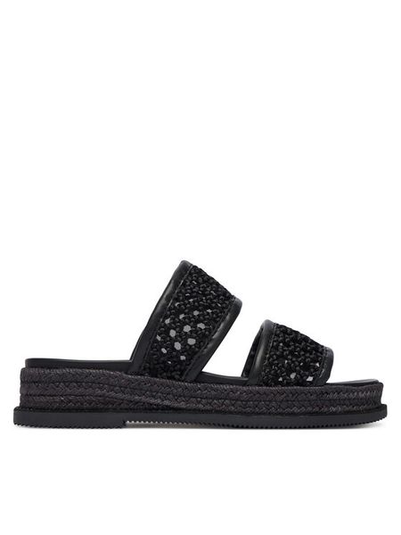DKNY Klapki Brucian K2699375 Czarny. Czarne espadryle damskie DKNY, bez wzorów, bez obcasa. Za 579.99 zł.