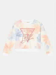 Guess Bluza J5RQ06 KA6R4 Kolorowy Regular Fit. Bluzy dla dziewczynek Guess, z aplikacjami, z bawełny, bez ramiączek, bez kaptura. Za 119.99 zł.