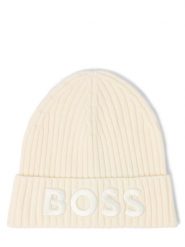 BOSS czapka z dzianiny wykonana z wełny dziewiczej - Lara Kobiety wełna ze strzyży żółty, ONE SIZE. Żółte czapki i kapelusze damskie Boss, na zimę, bez wzorów, z dzianiny. Za 279.95 zł.