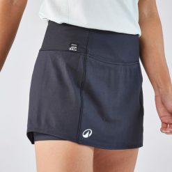Spódniczka do tenisa damska Artengo Dry Hip Ball. Czarne spódnice damskie KUIKMA, na jesień, m, bez wzorów, z materiału, mini, dopasowane. Za 79.99 zł.