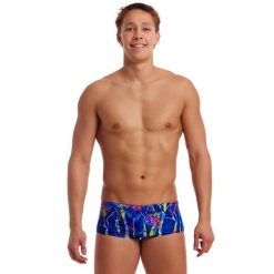 Trunki męskie Funky Trunks Dammed - sidewinder. Niebieskie kąpielówki męskie FUNKY TRUNKS, m, bez wzorów, do pływania. Za 159.00 zł.