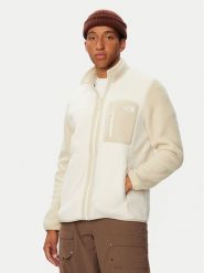 The North Face Polar Yumiori NF0A883R Kremowy Regular Fit. Białe bluzy męskie The North Face, l, bez wzorów, z polaru, bez kaptura. Za 479.99 zł.