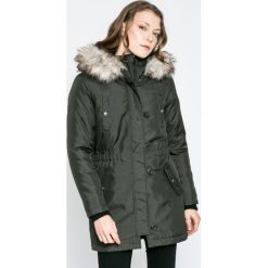 Only - Parka Iris. Niebieskie parki damskie Only, z materiału. W wyprzedaży za 199.90 zł.