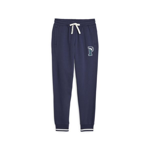 Spodnie do biegania Puma Squad FL CL. Niebieskie spodnie sportowe męskie Puma, m, bez wzorów, z bawełny, do biegania. Za 235.00 zł.