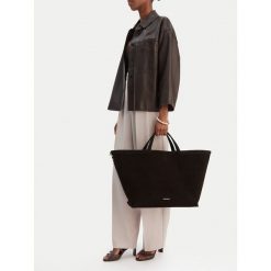 Torebka GINO ROSSI. Brązowe torebki do ręki damskie Gino Rossi, bez wzorów, bez dodatków. Za 659.99 zł.