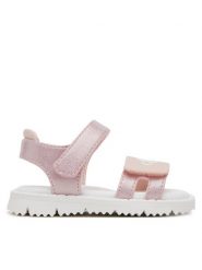 Calvin Klein Jeans Sandały V1A2-82039-1013 M Różowy. Czerwone sandały dziewczęce Calvin Klein Jeans, z jeansu, bez zapięcia. Za 159.99 zł.