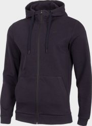 4f Bluza męska H4Z22-BLM353 Ciemny niebieski r.S. Niebieskie bluzy męskie 4f, m, bez wzorów, bez kaptura. Za 133.00 zł.