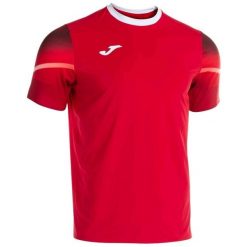 Koszulka tenisowa męska Joma Montreal. Czerwone koszulki sportowe męskie Joma, m, bez wzorów, bez kołnierzyka, bez ramiączek, tenisowe. Za 129.99 zł.