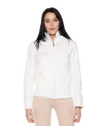 Bluza ciepła z pełny zamek błyskawiczny na czas wolny. Brązowe bluzy damskie LEONE 1947 APPAREL, xs, bez wzorów, bez kaptura. Za 328.38 zł.