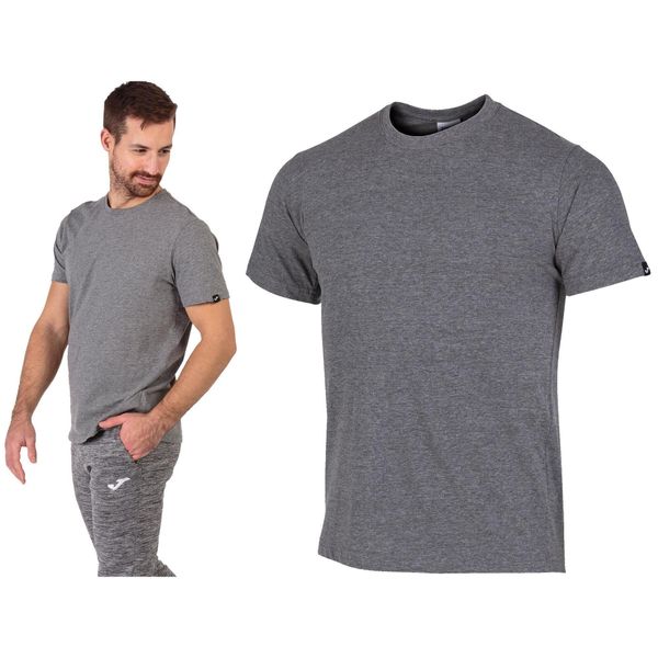 Koszulka sportowa męska Joma Desert. Niebieskie buty sportowe męskie Joma, z bawełny, bez zapięcia, na fitness i siłownię. Za 37.99 zł.