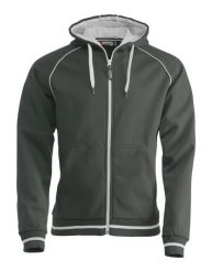 Clique Gerry uniseks bluza z kapturem z dzianiny strukturalnej, szczotkowane. Szare bluzy męskie CLIQUE, m, bez wzorów, z bawełny, z kapturem. Za 267.45 zł.