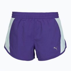 Spodenki do biegania damskie PUMA Run Favorite Velocity 3" Shorts. Fioletowe szorty sportowe damskie Puma, m, bez wzorów, z materiału, do biegania. Za 88.99 zł.