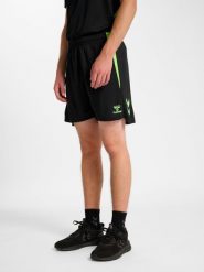 Szorty Hummel Lead 2.0. Czarne krótkie spodenki sportowe męskie Hummel, l, bez wzorów, z poliamidu, na fitness i siłownię. Za 121.50 zł.