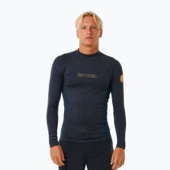 Longsleeve do pływania męski Rip Curl Dawn Patrol UPF Performance. Niebieskie bluzki z długim rękawem męskie RIPCURL, m, bez wzorów, bez kołnierzyka. Za 129.00 zł.