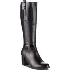 Kozaki SERGIO BARDI - Caminata FW127364418JN 601. Czarne kozaki damskie Sergio Bardi, z lakierowanej skóry. W wyprzedaży za 339.00 zł.
