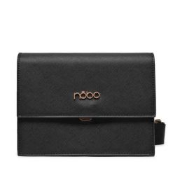 Torebka Nobo. Czarne listonoszki damskie Nobo, bez wzorów, bez dodatków. Za 179.99 zł.
