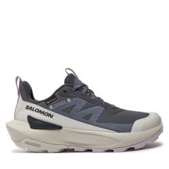 Trekkingi Salomon. Szare obuwie sportowe damskie Salomon, trekkingowe, gore-tex. Za 569.99 zł.