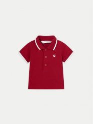 Mayoral Polo 00190 Bordowy Regular Fit. Czerwone t-shirty dla chłopców Mayoral, bez wzorów, z bawełny, bez ramiączek. Za 39.99 zł.