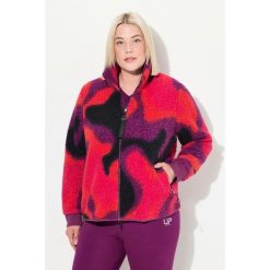 Damskie Kurtka polarowa HYPRAR stójka kieszenie zapinane na zamek. Czerwone kurtki damskie Ulla Popken, na zimę, plus size, bez wzorów, z materiału, bez kaptura. Za 429.99 zł.