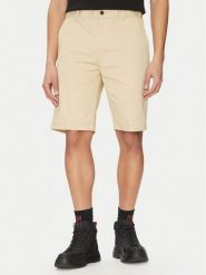HUGO Szorty materiałowe Darik241 50505857 Beżowy Regular Fit. Brązowe szorty męskie Hugo, m, bez wzorów, z bawełny. Za 199.99 zł.
