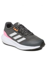 Adidas Sneakersy RunFalcon 3 Sport Running Lace Shoes HP5836 Szary. Szare buty sportowe dziewczęce Adidas, bez wzorów, z meshu, bez zapięcia. Za 129.99 zł.