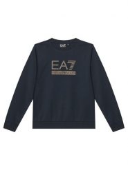 EA7 Emporio Armani Bluza 7B000352 AF13512 UB102 Granatowy Regular Fit. Niebieskie bluzy dla chłopców EA7 Emporio Armani, bez wzorów, z bawełny, bez ramiączek, bez kaptura. Za 299.99 zł.