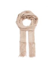 Guess Szalik W3BZ22 Z3970 Beżowy. Brązowe czapki i kapelusze damskie Guess, z aplikacjami, z materiału. Za 289.99 zł.