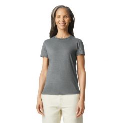 Koszulka Softstyle Dla Pań I Panów. Szare koszulki sportowe damskie Gildan, xl, bez wzorów, sportowe, bez kołnierzyka. Za 45.99 zł.