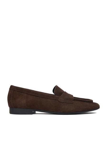 GINO ROSSI Lordsy C-28006LM Brązowy. Brązowe mokasyny damskie Gino Rossi, ze skóry. Za 279.99 zł.