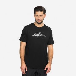 T-shirt męski VIKING Lenta Bamboo Light Man. Czarne t-shirty męskie Viking, m, bez wzorów, bez kołnierzyka. Za 139.90 zł.