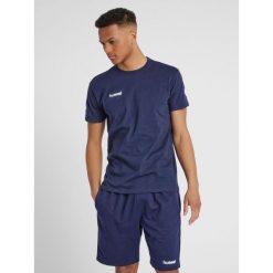 Koszulka sportowa z krótkim rękawem męska Hummel hmlGO cotton. Białe koszulki sportowe męskie Hummel, m, bez wzorów, z bawełny, bez kołnierzyka, bez ramiączek, do piłki nożnej. Za 39.69 zł.