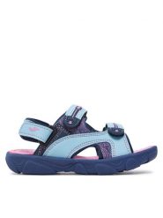 Joma Sandały S.Ocean Jr 2405 SOCEJS2405V Niebieski. Niebieskie sandały dziewczęce Joma, ze skóry, bez zapięcia. Za 69.99 zł.