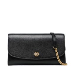 Torebka Tory Burch. Czarne torebki do ręki damskie Tory Burch, bez wzorów, wizytowe, bez dodatków. Za 939.99 zł.