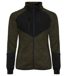 Clique Haines Women Kurtka polar z segmentami softshell — ciepła i funkcjonalna. Zielone kurtki damskie CLIQUE, xl, bez wzorów, z dzianiny, bez kaptura. Za 284.91 zł.