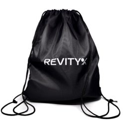 Worek - plecak na akcesoria do ćwiczeń na siłownię Revity. Czarne plecaki damskie REVITY, bez wzorów, z materiału, eleganckie. Za 19.99 zł.