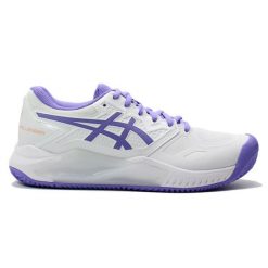 Damskie buty do tenisa Asics Gel-Challenger 13 Clay. Białe obuwie sportowe damskie Asics, bez wzorów, z materiału, tenisowe. Za 467.55 zł.