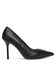 KARL LAGERFELD Szpilki Sarabande KL30917A Czarny. Czarne szpilki damskie KARL LAGERFELD, bez wzorów, ze skóry, bez obcasa, bez zapięcia. Za 569.99 zł.