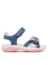 Primigi Sandały 1383722 M Granatowy. Niebieskie sandały dziewczęce Primigi, ze skóry, bez zapięcia. Za 249.99 zł.