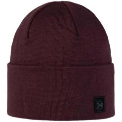 Czapka BUFF KNITTED BEANIE NIELS. Fioletowe czapki i kapelusze męskie Buff, bez wzorów. W wyprzedaży za 71.96 zł.