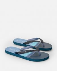 Japonki męskie Rip Curl Daybreaker Bloom Open Toe. Niebieskie klapki męskie Rip Curl, z materiału, sportowe. Za 88.99 zł.