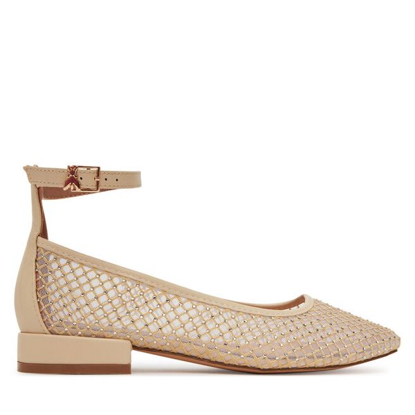 Baleriny Patrizia Pepe. Brązowe baleriny dziewczęce Patrizia Pepe, bez wzorów, bez zapięcia. Za 289.99 zł.