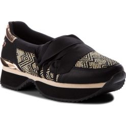 Półbuty GIOSEPPO - 43370 Black. Czarne półbuty damskie Gioseppo, z materiału. W wyprzedaży za 189.00 zł.