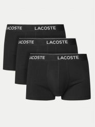 Lacoste Komplet bokserek 5H1300 Czarny. Czarne bokserki męskie Lacoste, m, bez wzorów, z bawełny. Za 159.99 zł.