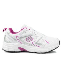 Buty damskie sportowe treningowe Lotto KITAURA. Białe obuwie sportowe damskie Lotto, bez wzorów, z jeansu, trekkingowe. Za 139.00 zł.
